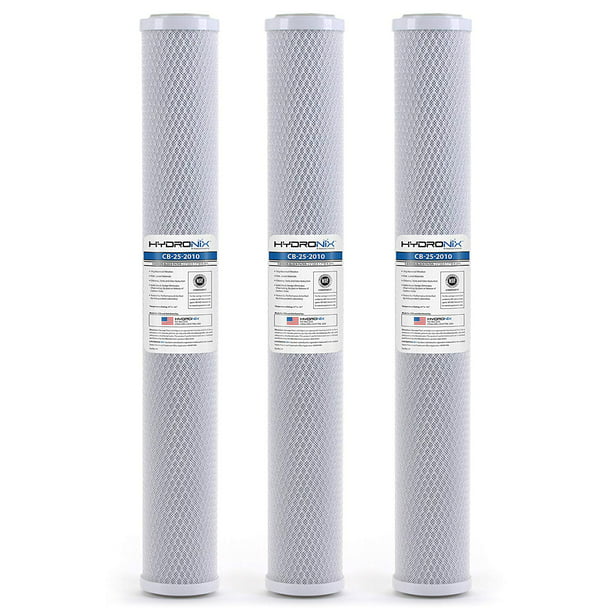 2 each CB-25-1005 and SWC-25-1010 Hydronix Water Filter set of 4